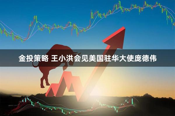 金投策略 王小洪会见美国驻华大使庞德伟