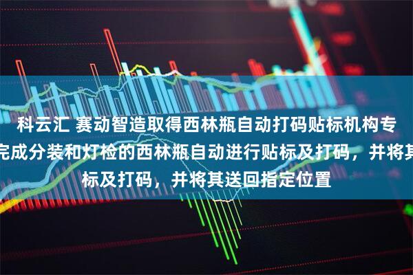 科云汇 赛动智造取得西林瓶自动打码贴标机构专利，可实现对完成分装和灯检的西林瓶自动进行贴标及打码，并将其送回指定位置
