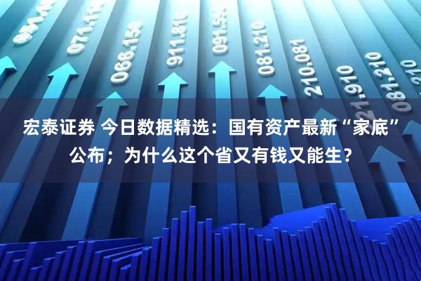 宏泰证券 今日数据精选：国有资产最新“家底”公布；为什么这个省又有钱又能生？